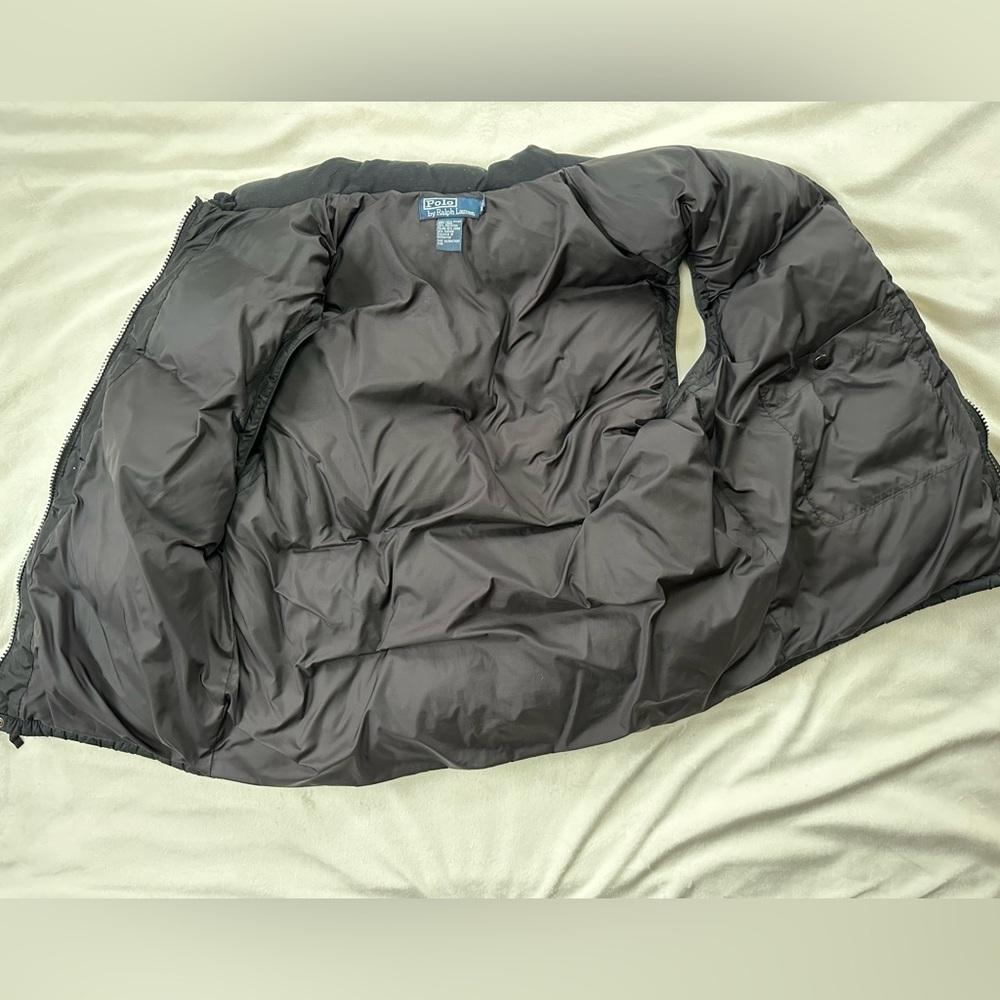 Ralph Lauren Men’s Large Puffer Vest Black - Picture 11 of 14